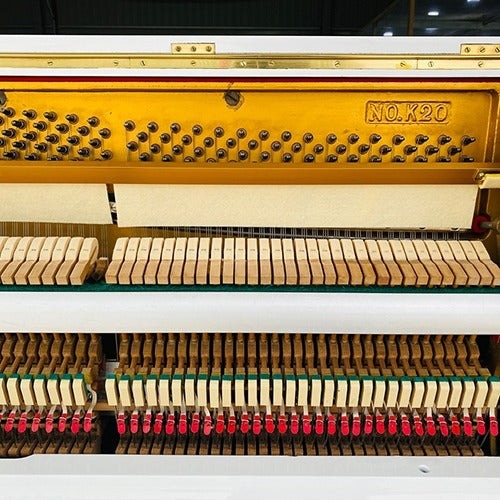 Đàn Piano Upright Kawai K-20 White - Qua Sử Dụng-Mai Nguyên Music