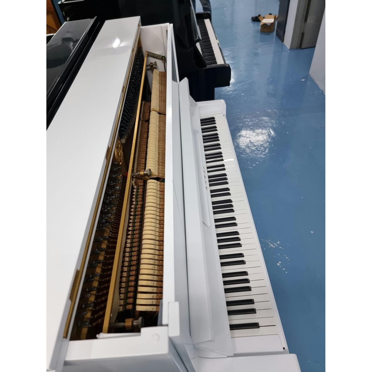 Đàn Piano Upright Kawai K-20 White - Qua Sử Dụng-Mai Nguyên Music