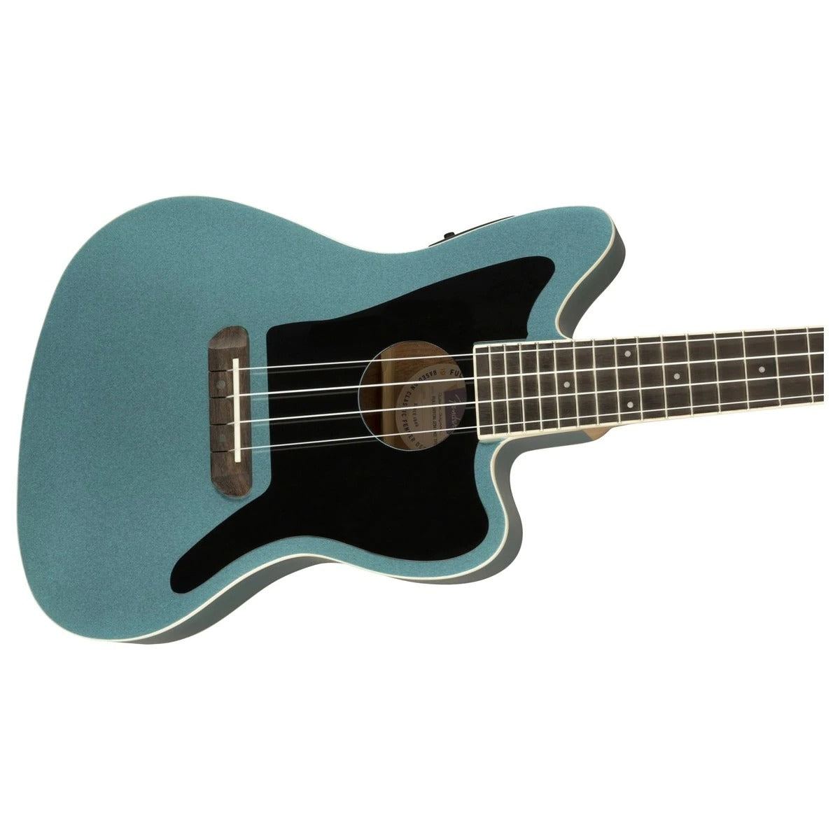 Đàn Ukulele Concert Fender Fullerton Jazzmaster FB Walnut, Tidepool-Mai Nguyên Music