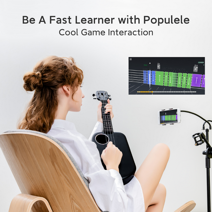 Đàn Ukulele Concert Populele 2 Pro Smart-Mai Nguyên Music