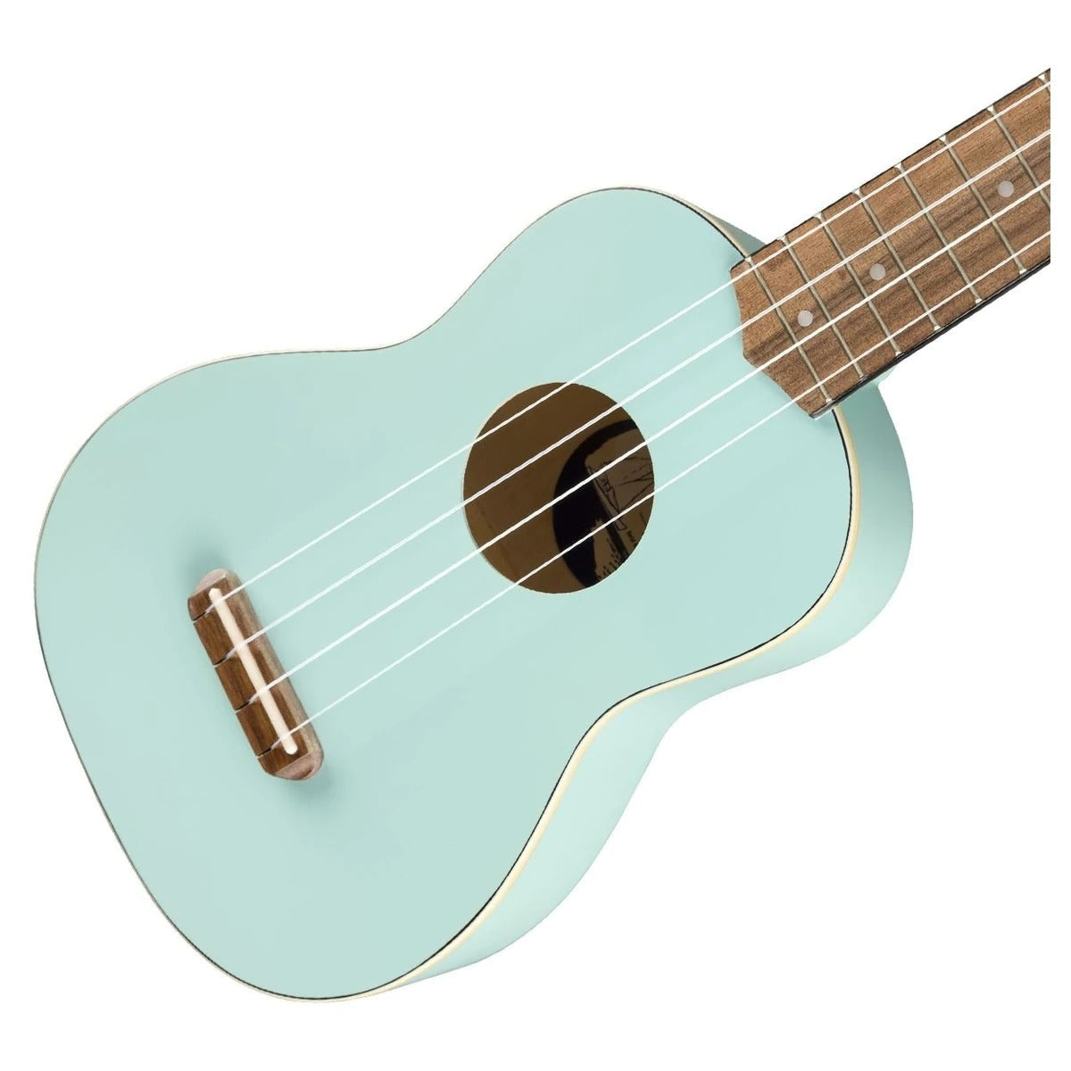 Đàn Ukulele Soprano Fender Venice FB Walnut, Daphne Blue-Mai Nguyên Music