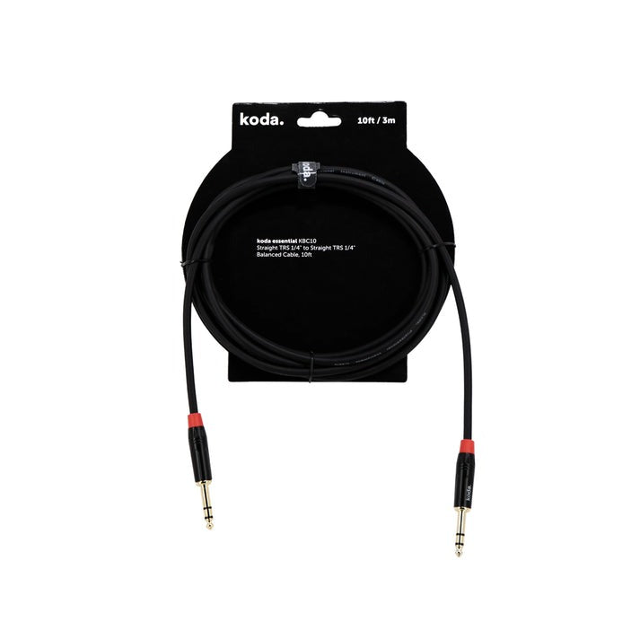 Dây Cáp Kết Nối Koda Essential Straight TRS 1/4 Inch To Straight TRS 1/4 Inch Balanced-Mai Nguyên Music