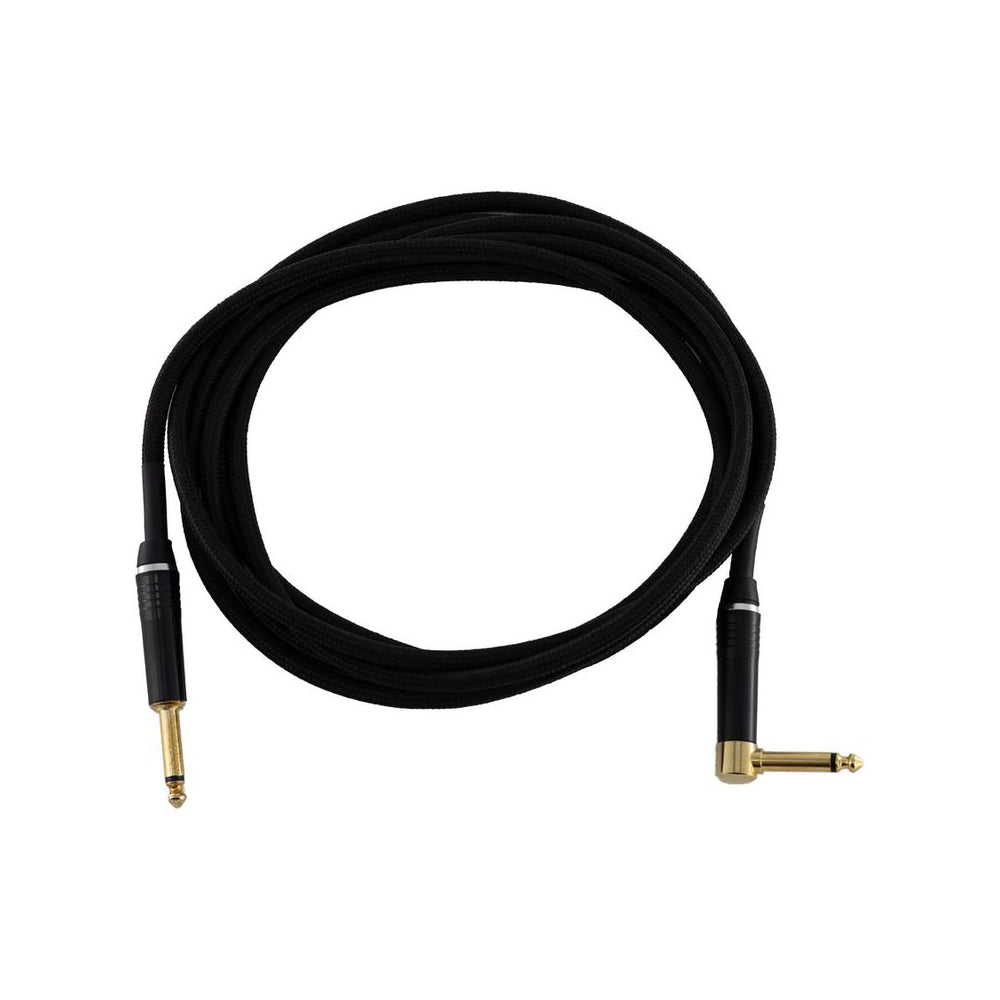 Dây Cáp Kết Nối Koda Plus KIC10TW Straight-Angled Instrument, 10ft, Black Tweed-Mai Nguyên Music