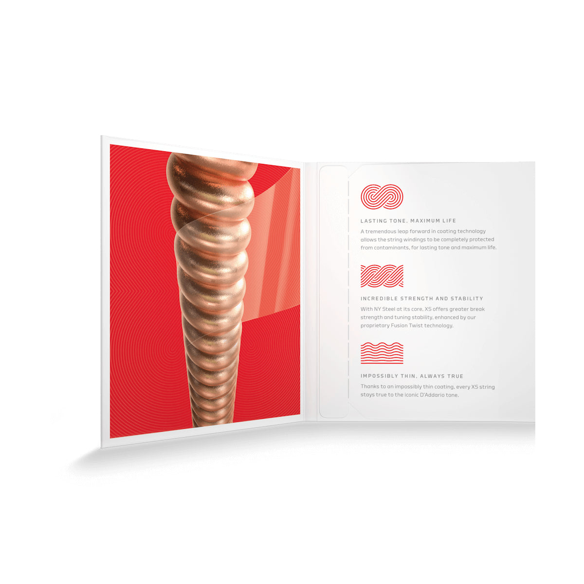 Dây Đàn Guitar Acoustic D'addario XSAPB1356 Phosphor Bronze, Medium, 13-56-Mai Nguyên Music