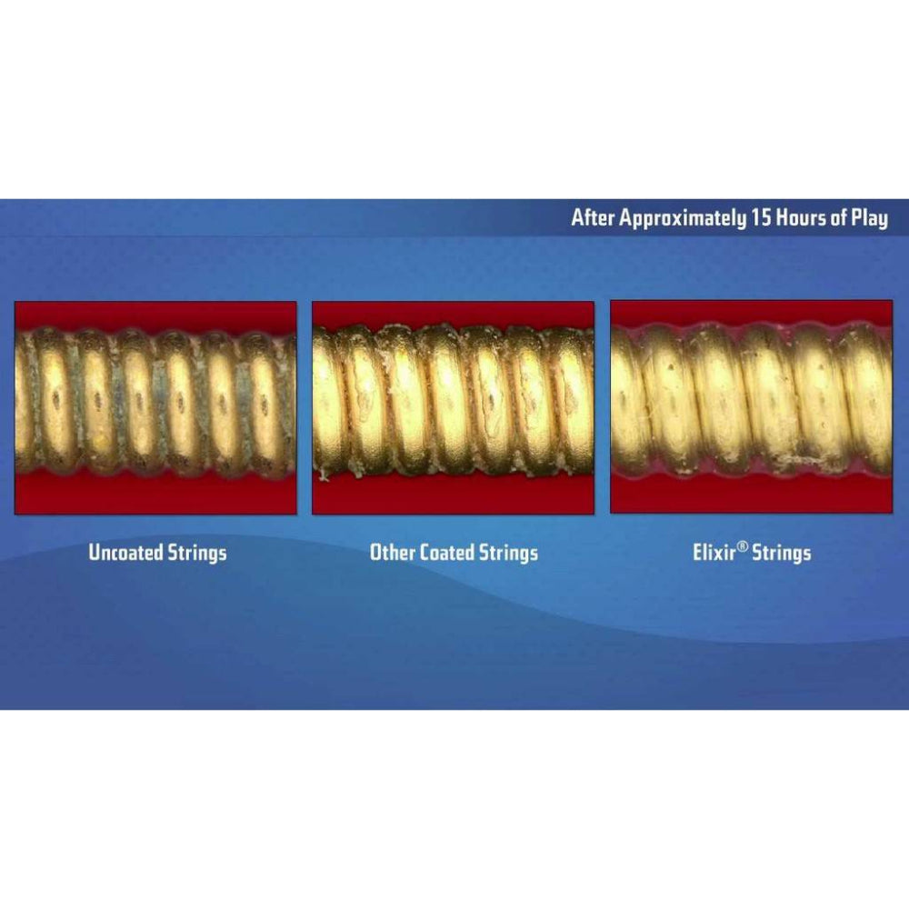 Dây Đàn Guitar Acoustic Elixir 11100 Polyweb 80/20 Bronze 13-56-Mai Nguyên Music