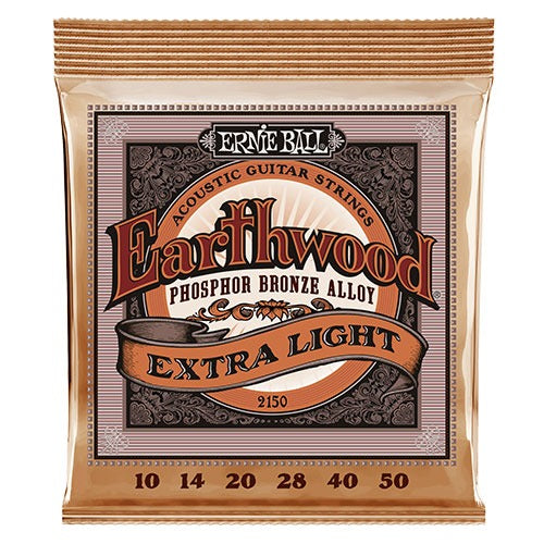Dây Đàn Guitar Acoustic Ernie Ball Earthwood Extra Light Phosphor Bronze, 10-50-Mai Nguyên Music