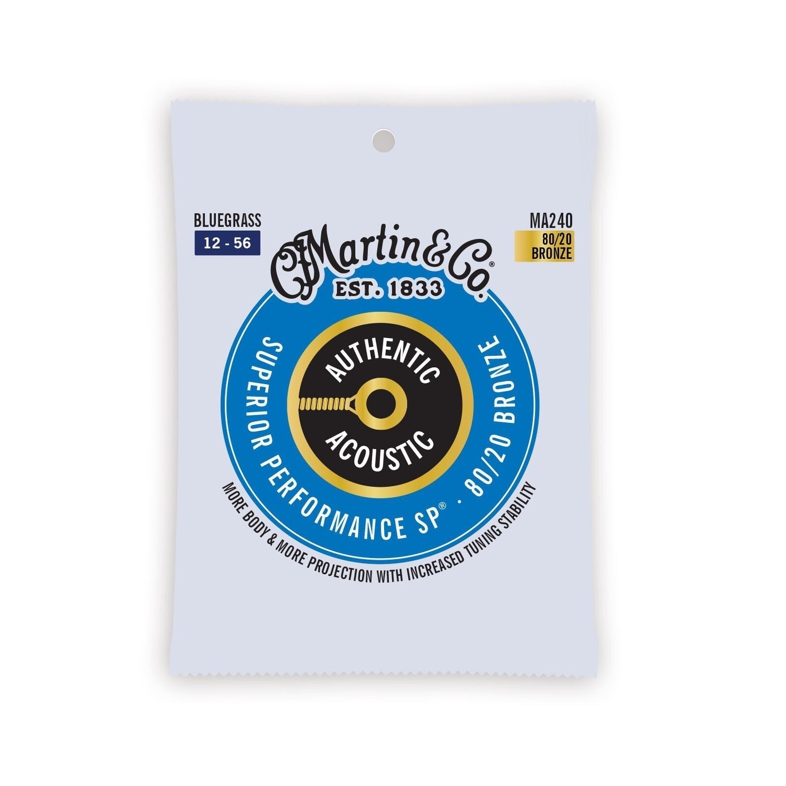 Dây Đàn Guitar Acoustic Martin Authentic Acoustic SP 80/20 Bronze-Mai Nguyên Music