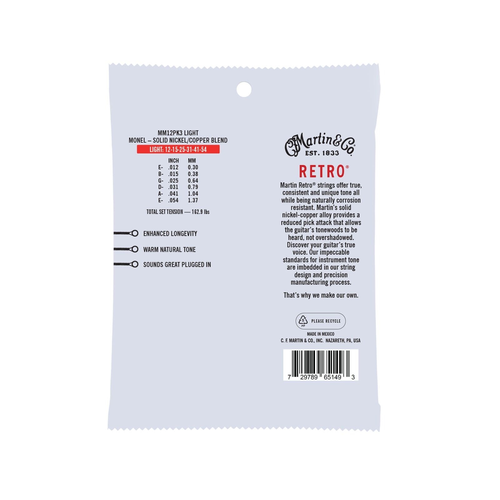 Dây Đàn Guitar Acoustic Martin Retro-Mai Nguyên Music