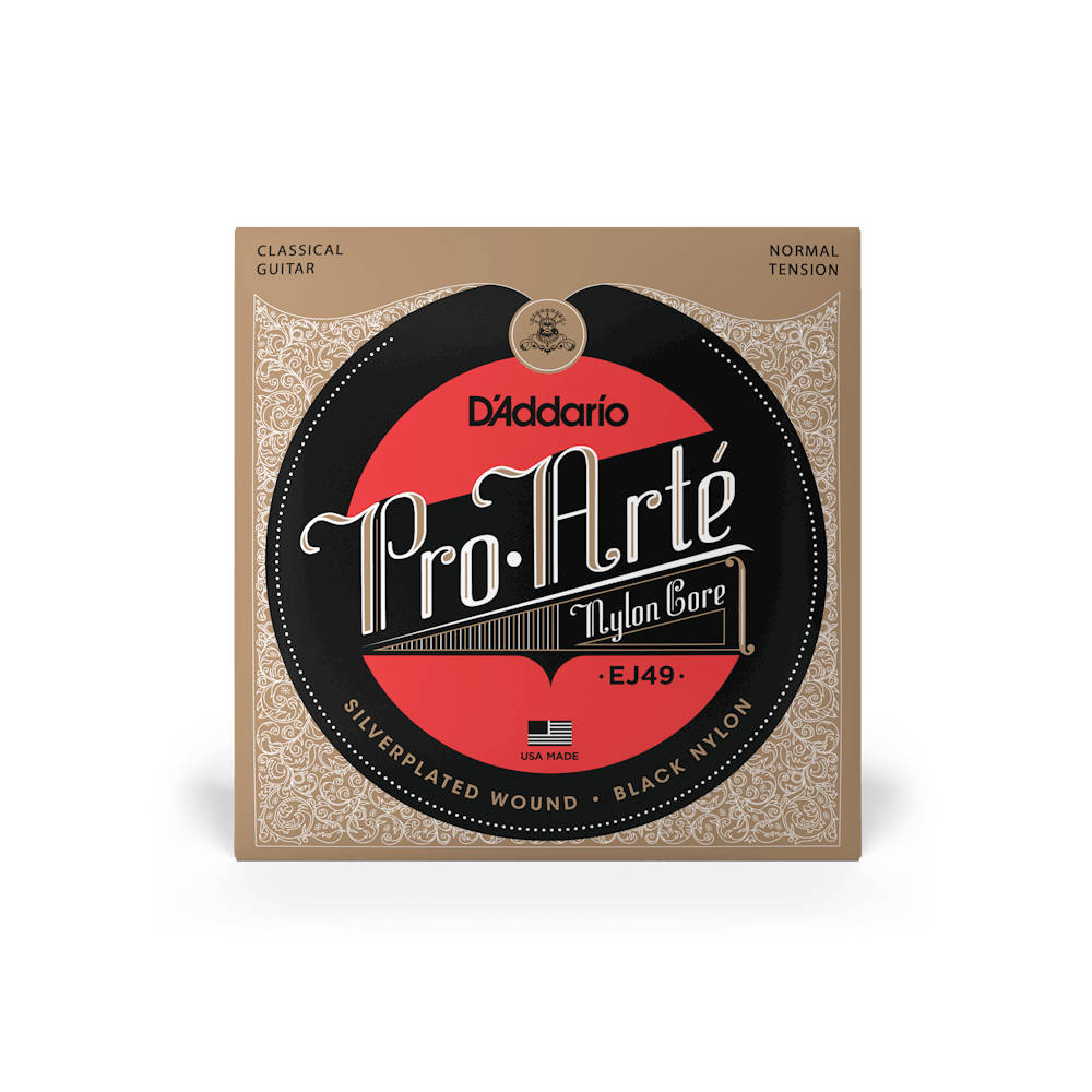 Dây Đàn Guitar Classic D'Addario EJ49 Pro-Arte Black, Normal Tension-Mai Nguyên Music