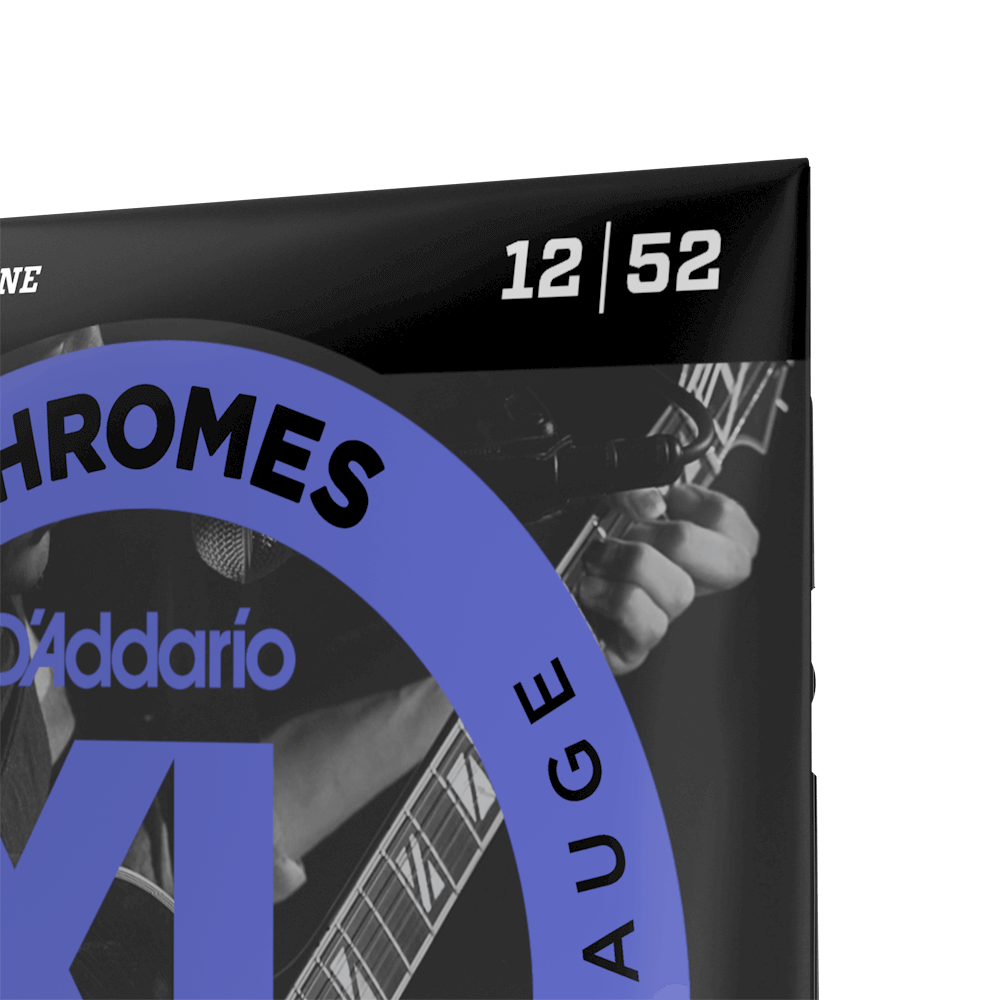 Dây Đàn Guitar Điện D'Addario ECG25 Chromes Flat Wound, Light, 12-52-Mai Nguyên Music
