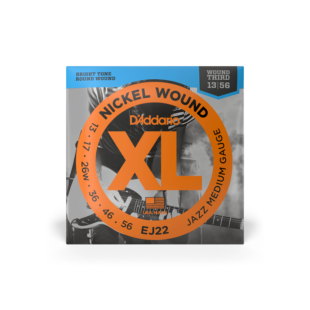 Dây Đàn Guitar Điện D'Addario EJ22 Nickel Wound, Jazz Medium, 13-56-Mai Nguyên Music