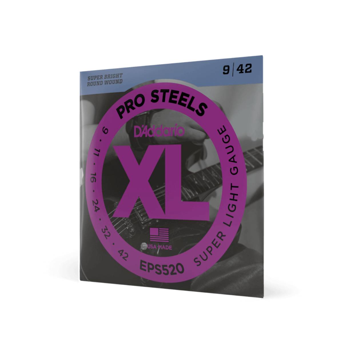 Dây Đàn Guitar Điện D'Addario EPS520 ProSteels, Super Light, 9-42-Mai Nguyên Music