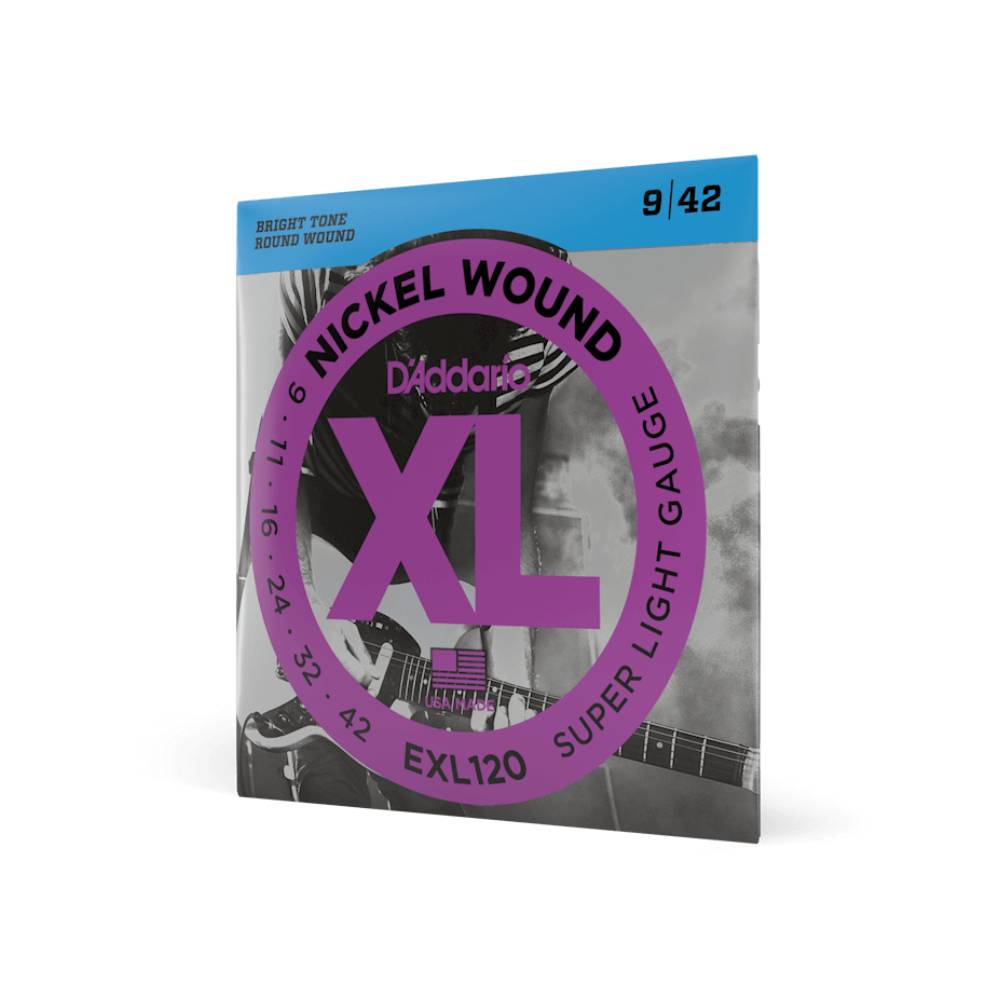 Dây Đàn Guitar Điện D'Addario EXL120 Nickel Wound, Super Light, 9-42-Mai Nguyên Music
