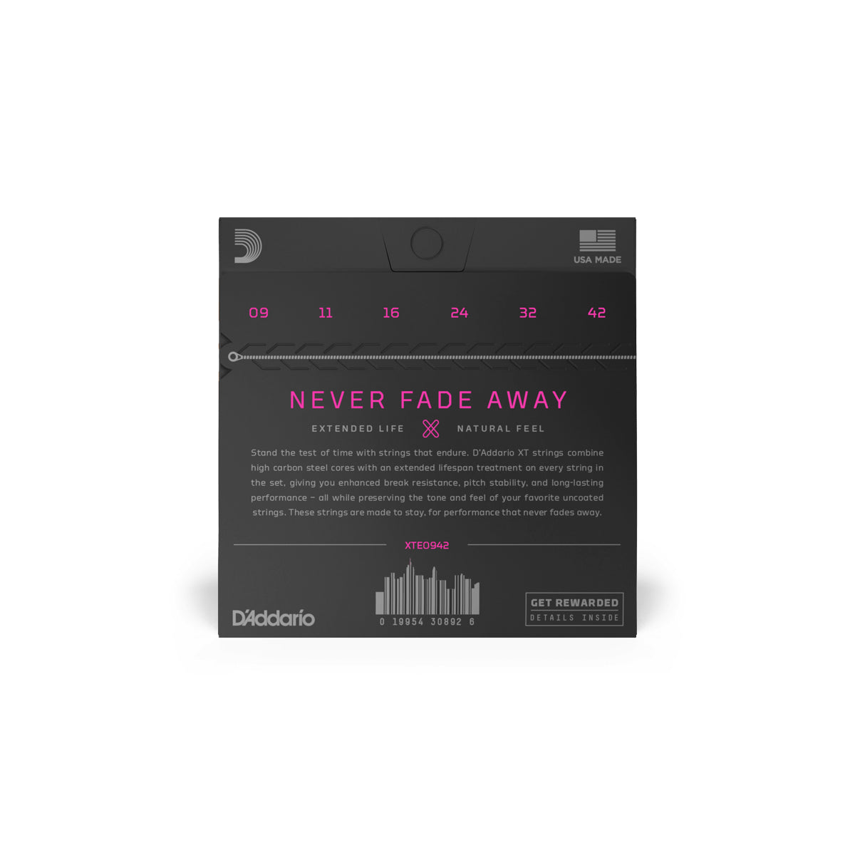 Dây Đàn Guitar Điện D'Addario XTE0942 XT Nickel Plated Steel, Super Light, 09-42-Mai Nguyên Music