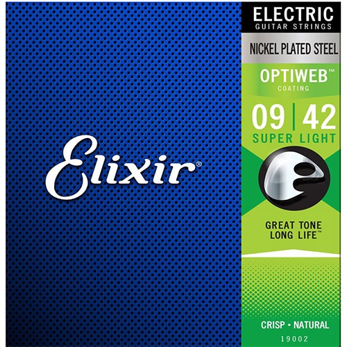 Dây Đàn Guitar Điện Elixir 19002 Optiweb Super Light 09-42-Mai Nguyên Music