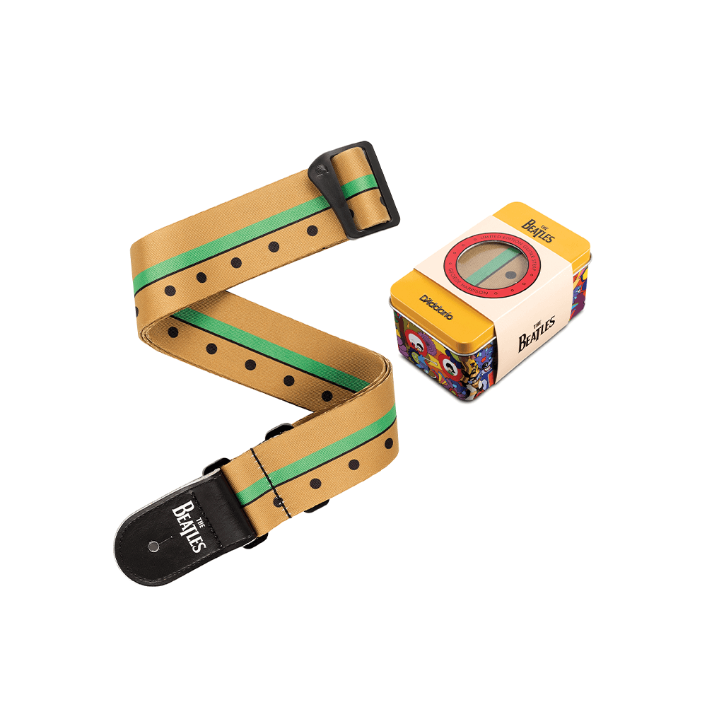 Dây Đeo Đàn Guitar D'Addario Beatles Yellow Submarine 50mm Tin, George-Mai Nguyên Music