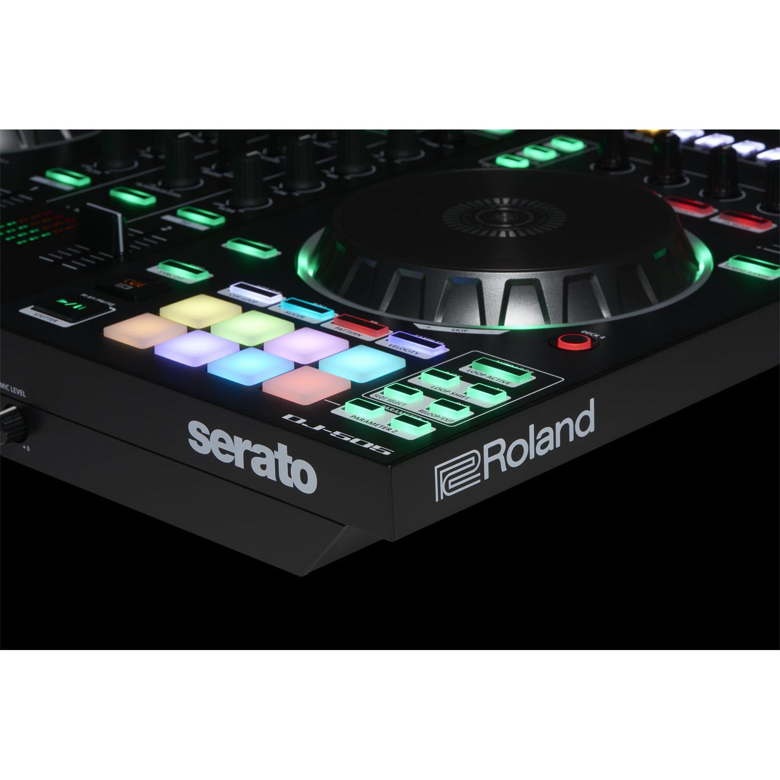 DJ Controller Roland DJ-505 2-channel Serato w/Drum Machine-Mai Nguyên Music