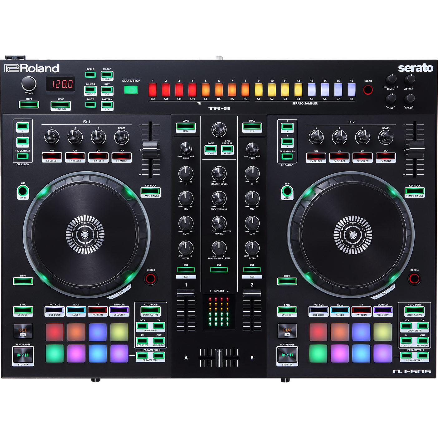 DJ Controller Roland DJ-505 2-channel Serato w/Drum Machine-Mai Nguyên Music