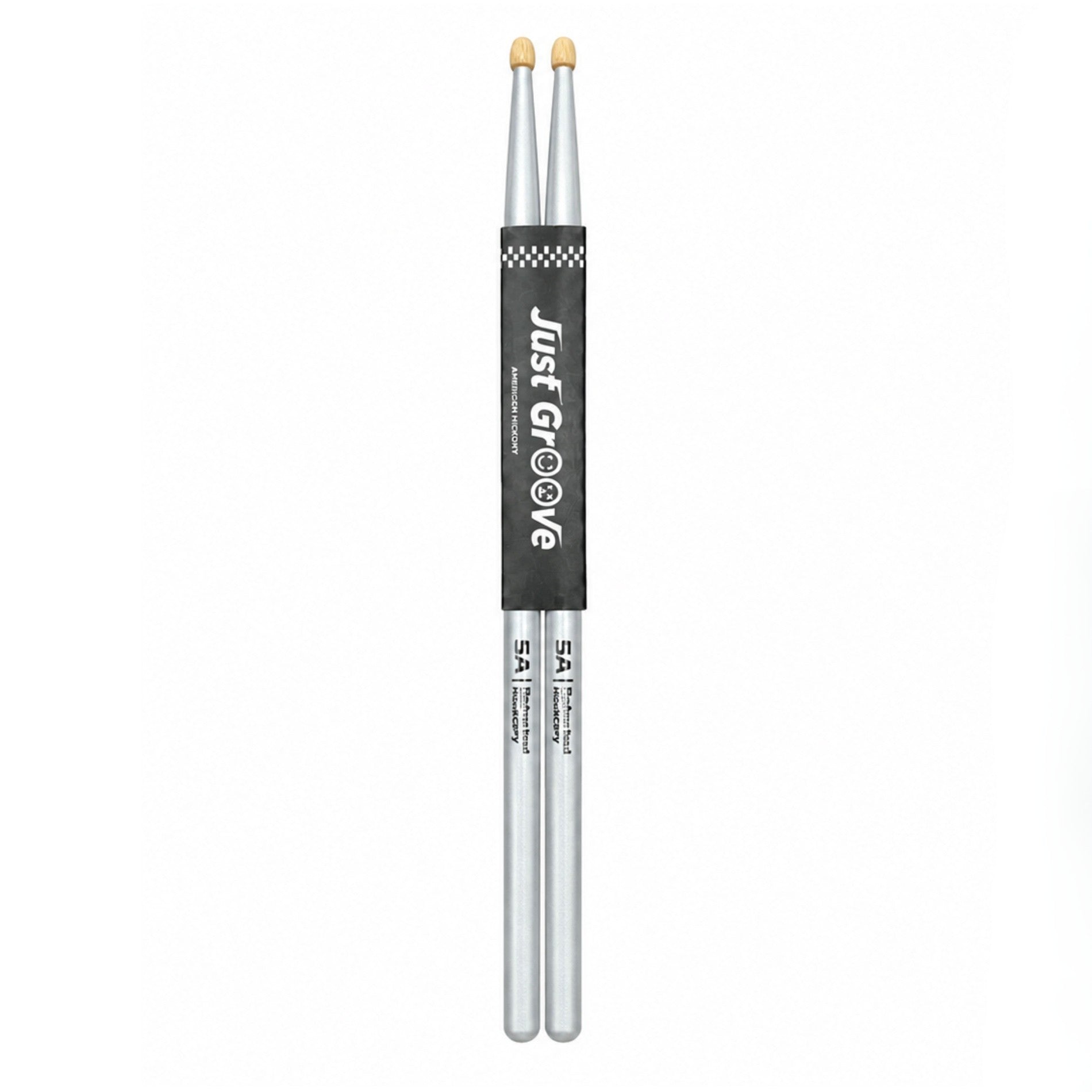 Dùi Trống Just Groove 5A, Silver