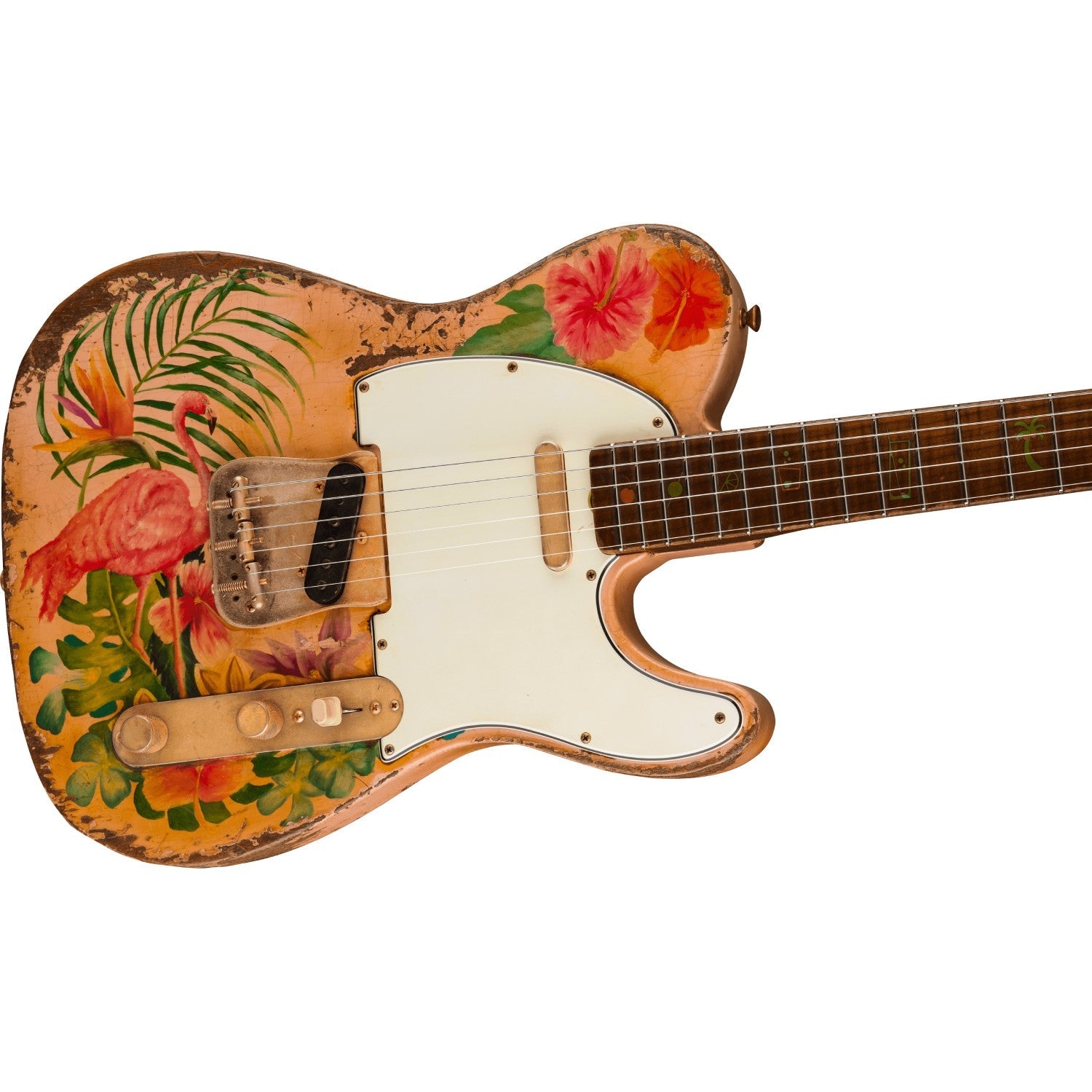 Fender Custom Shop 2021 Vincent Van Trigt Masterbuilt Prestige Flamingo Sunset Telecater-Mai Nguyên Music