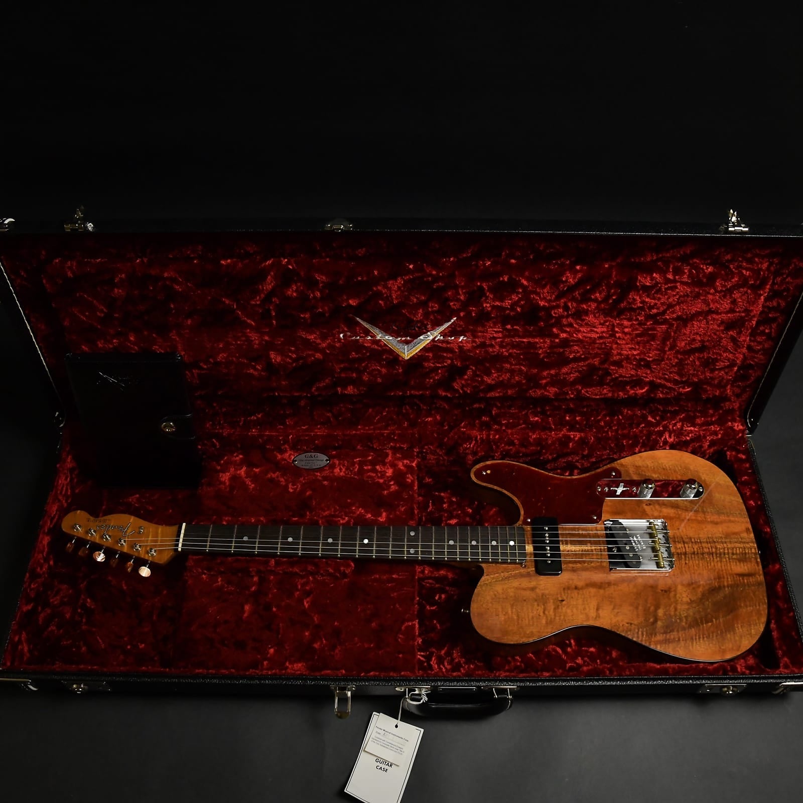Fender Custom Shop Artisan Maple Burl Dual P90 Telecaster-Mai Nguyên Music