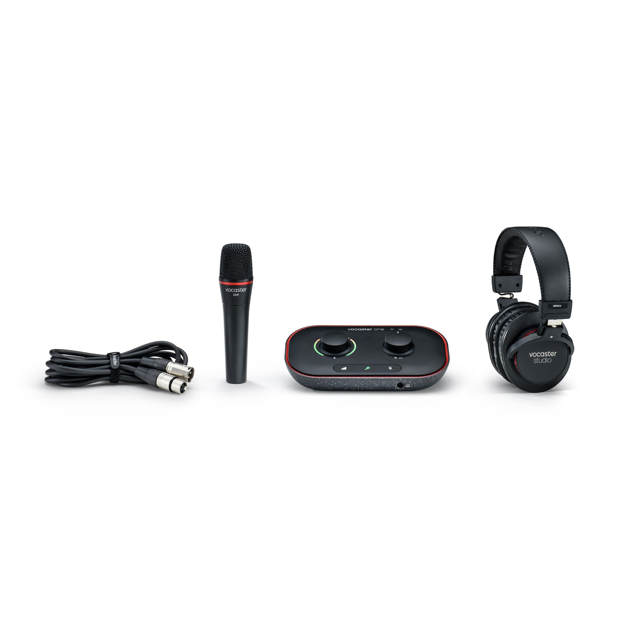 Focusrite Vocaster One Studio - Podcast Audio Interface Bundle-Mai Nguyên Music