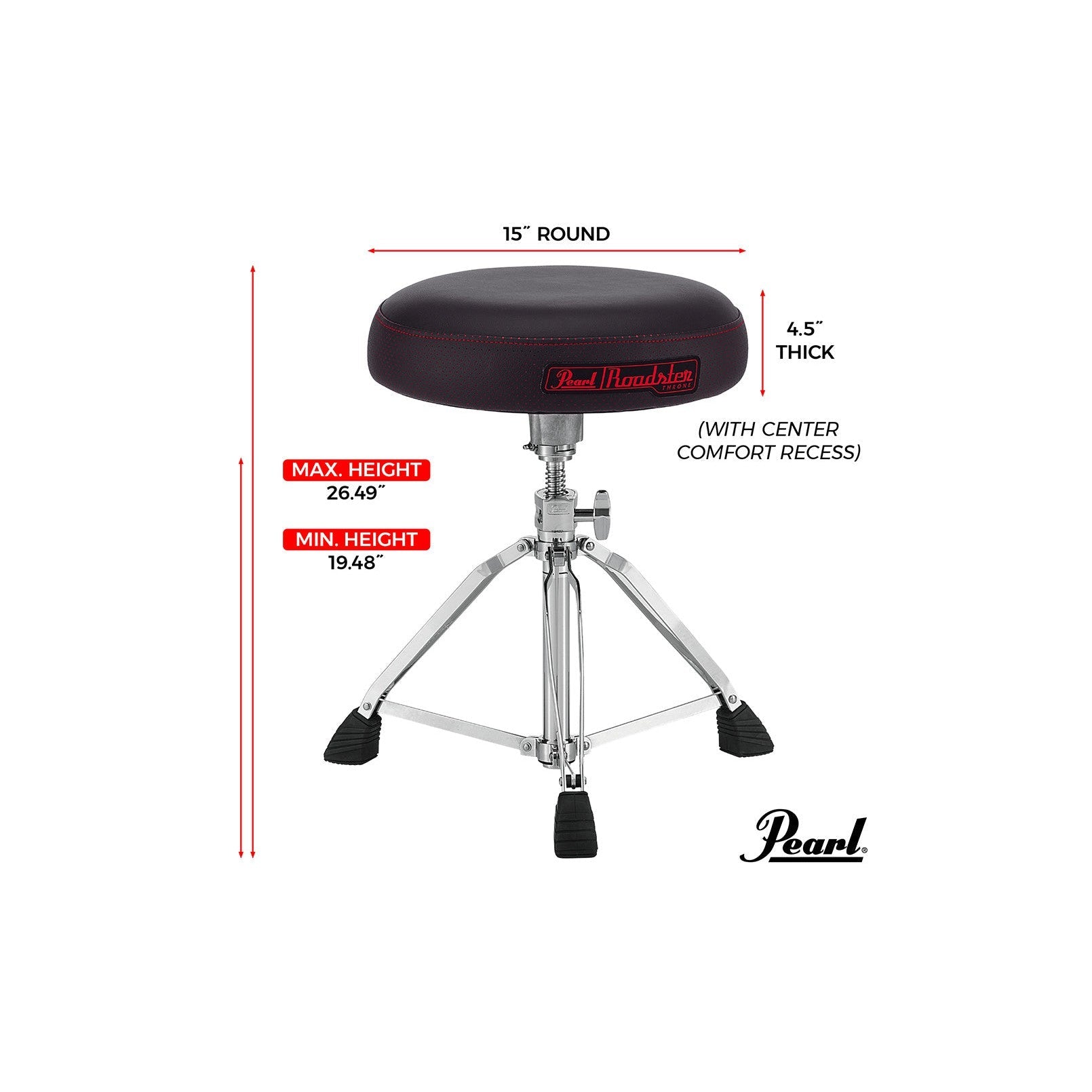 Ghế Trống Pearl D1500 Multi-Core-Mai Nguyên Music