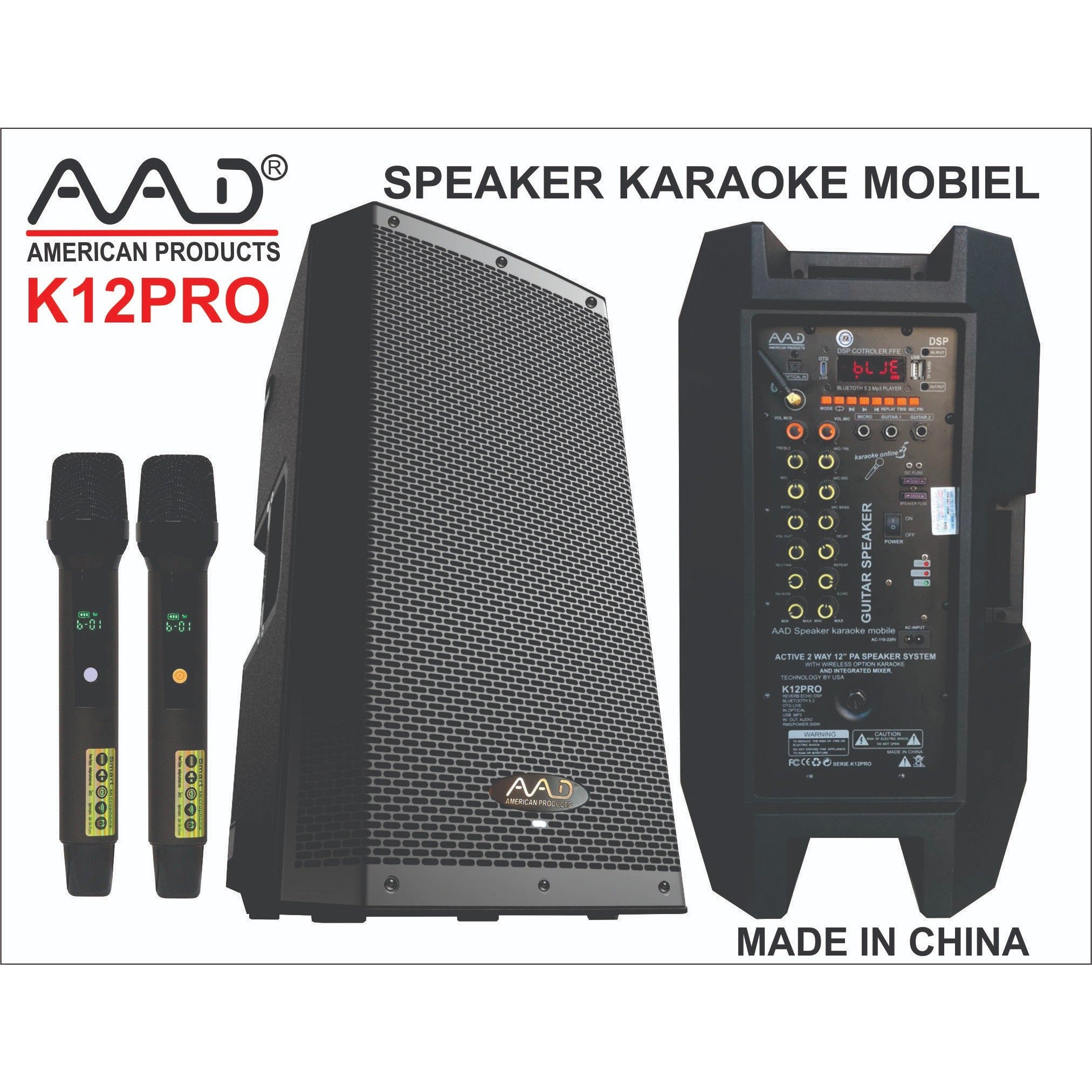 Loa Di Động AAD K12 Pro-Mai Nguyên Music