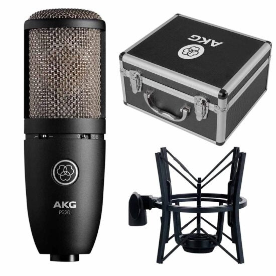Micro Condenser AKG P220 Large-Diaphragm-Mai Nguyên Music