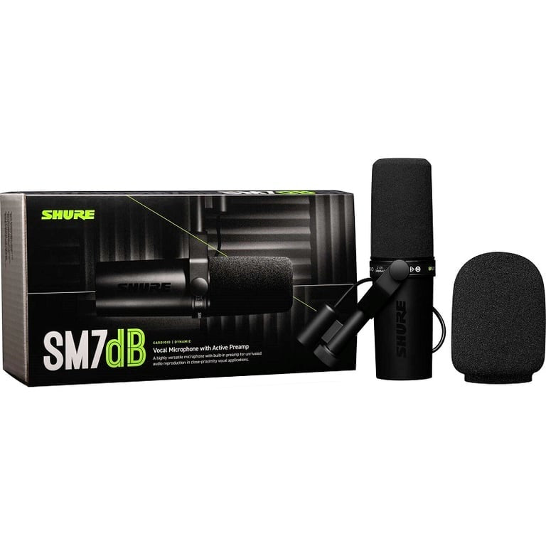 Micro Thu Âm Vocal Shure SM7-dB-Mai Nguyên Music