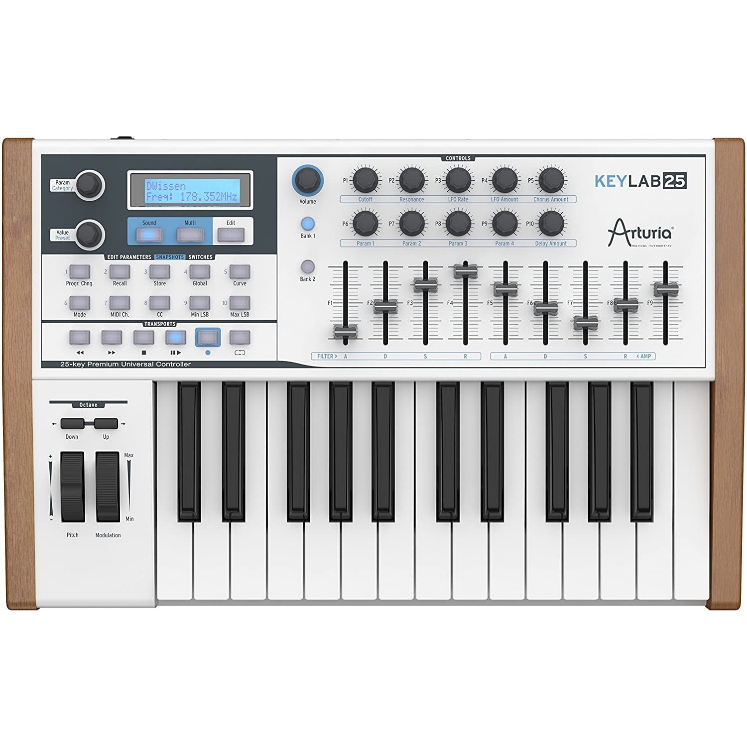 MIDI Keyboard Controller Arturia Keylab 25-Mai Nguyên Music
