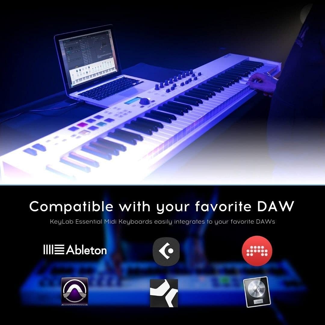 MIDI Keyboard Controller Arturia Keylab Essential 88 MK3-Mai Nguyên Music