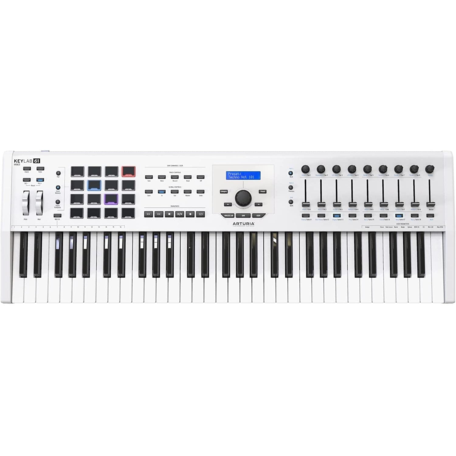 MIDI Keyboard Controller Arturia KeyLab MKII 61-Mai Nguyên Music