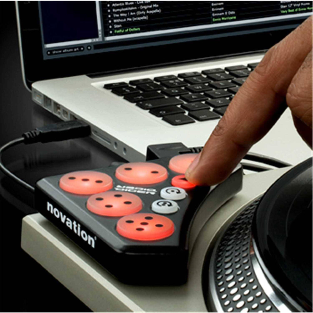 Novation Dicer-Dual Control DJ Controller For Serato Scratch Live And Traktor - Pack of 2-Mai Nguyên Music