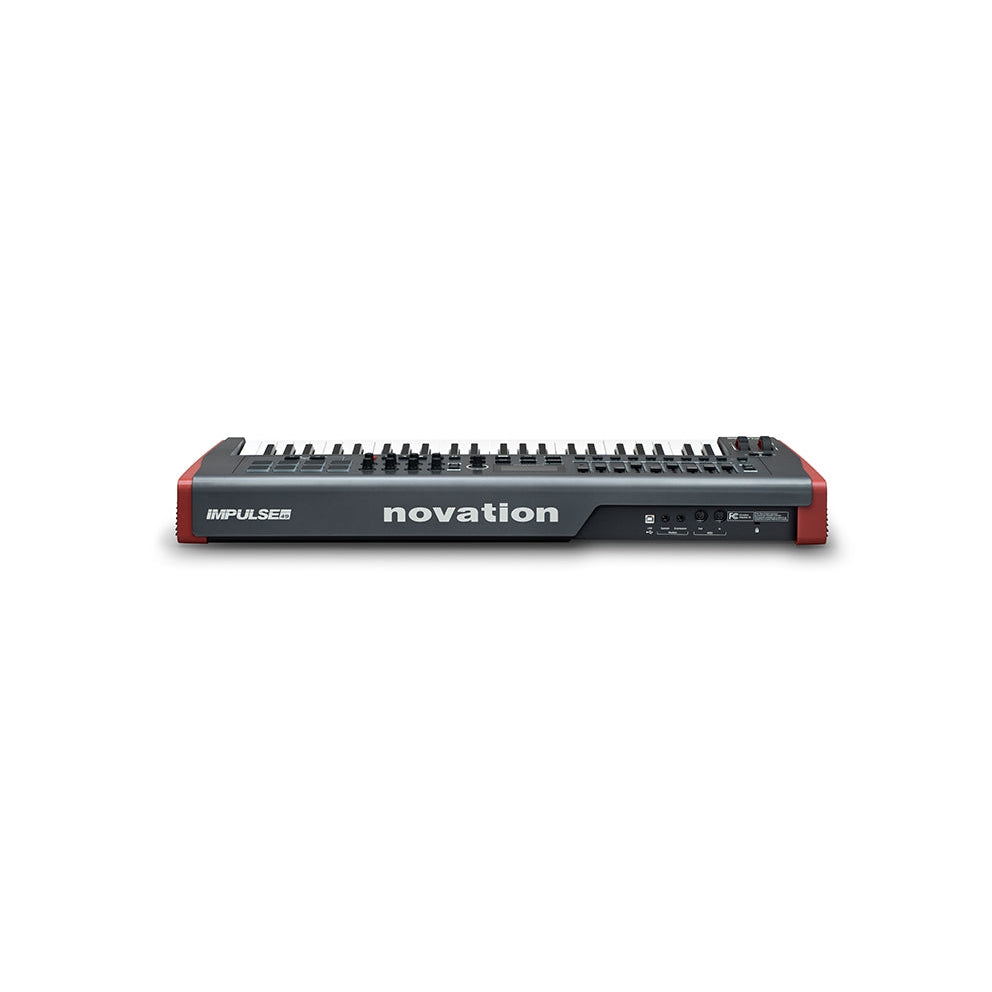 Novation Impulse 49 USB MIDI Controller KB 4 Octave, Touch Sensitive Controls, LED Light Rings-Mai Nguyên Music