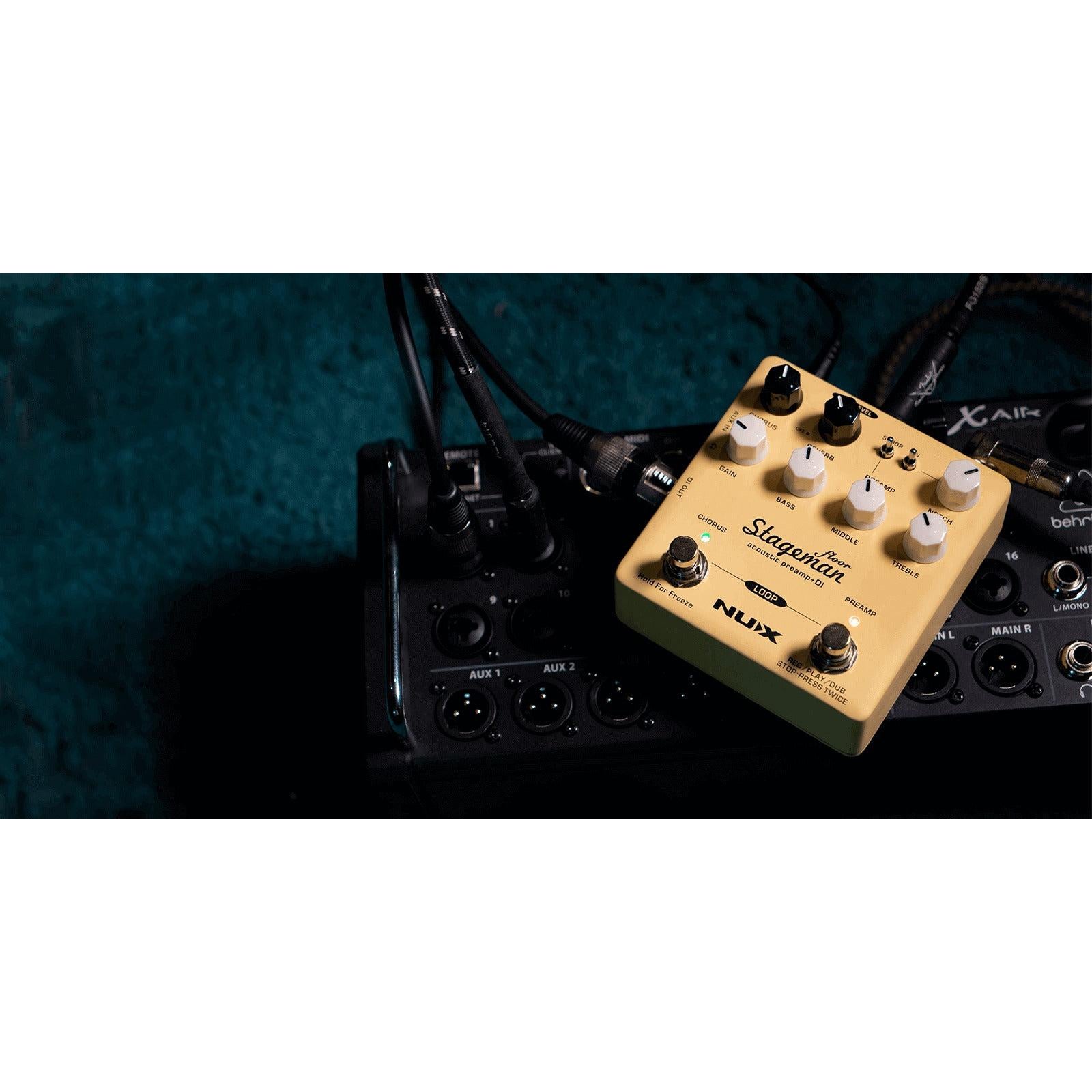 Pedal Guitar Acoustic Nux Stageman Floor NAP-5-Mai Nguyên Music