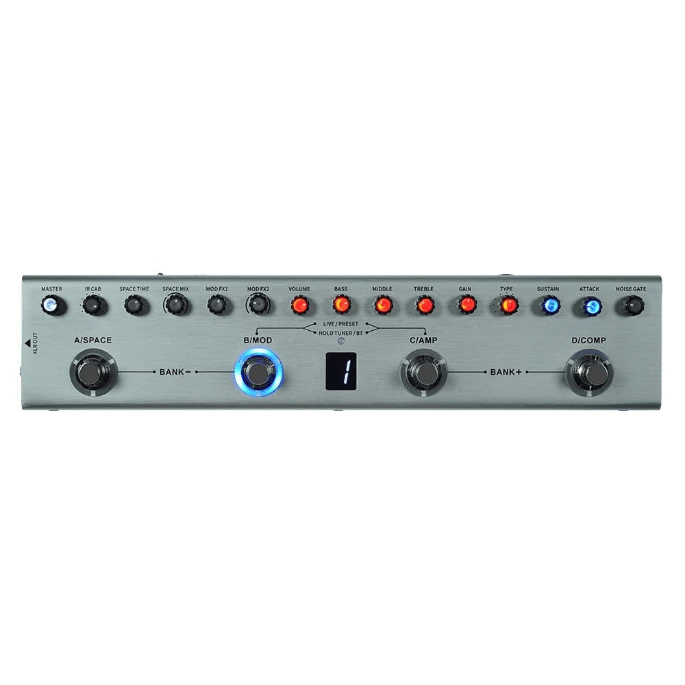 Pedal Guitar Bass Multi Effect M-Vave Tank B-Mai Nguyên Music