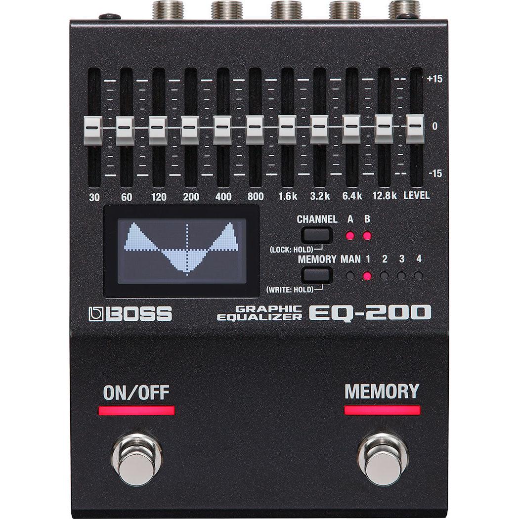 Pedal Guitar Boss EQ-200 Graphic Equalizer-Mai Nguyên Music