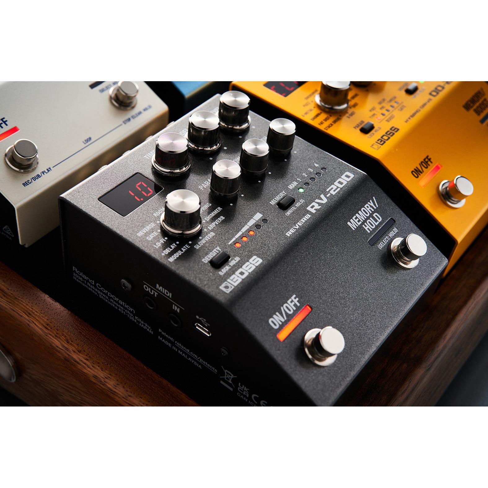 Pedal Guitar Boss RV-200 Reverb-Mai Nguyên Music