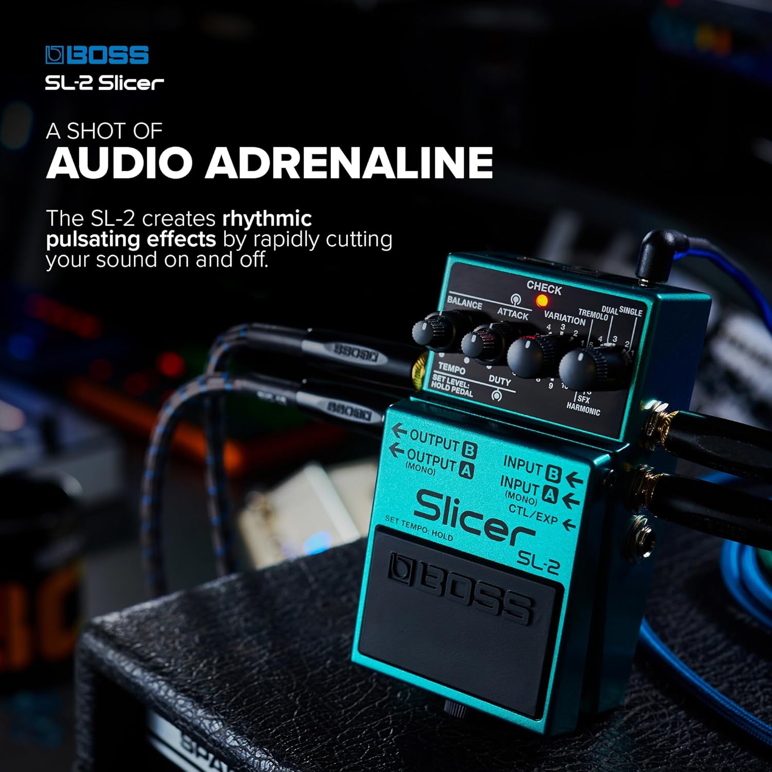 Pedal Guitar Boss SL-2 Slicer Audio Pattern Processor-Mai Nguyên Music