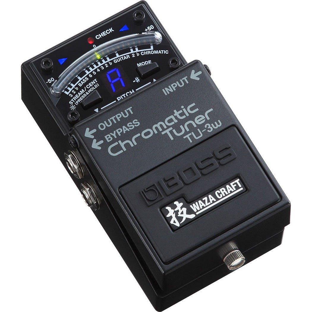 Pedal Guitar Boss TU-3W Waza Craft Chromatic Tuner-Mai Nguyên Music