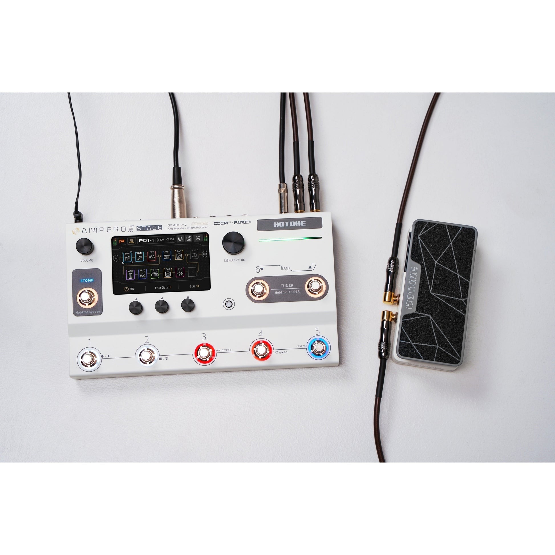 Pedal Guitar Hotone Ampero II SP-35 Passive Expression And Switching-Mai Nguyên Music