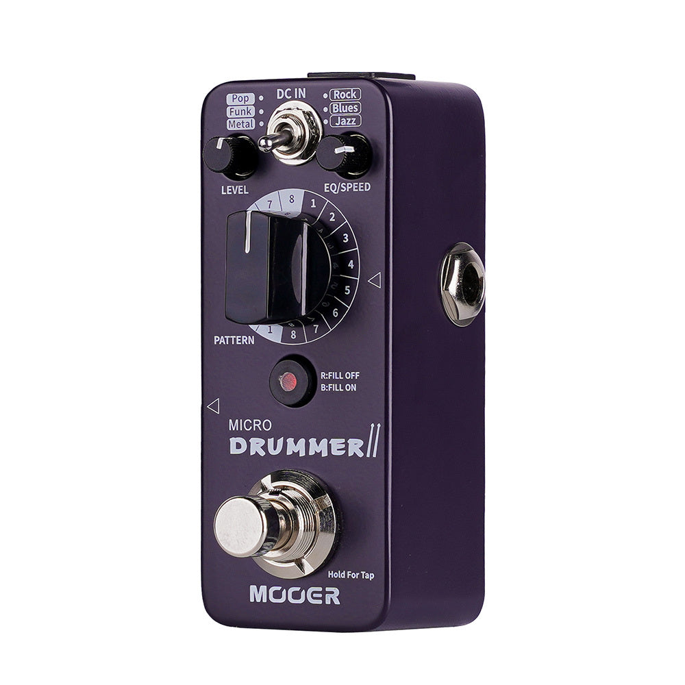 Pedal Guitar Mooer Micro Drummer ii-Mai Nguyên Music