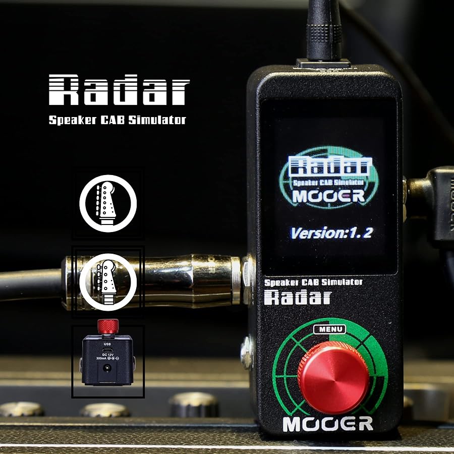Pedal Guitar Mooer Radar Speaker CAB Simulator-Mai Nguyên Music