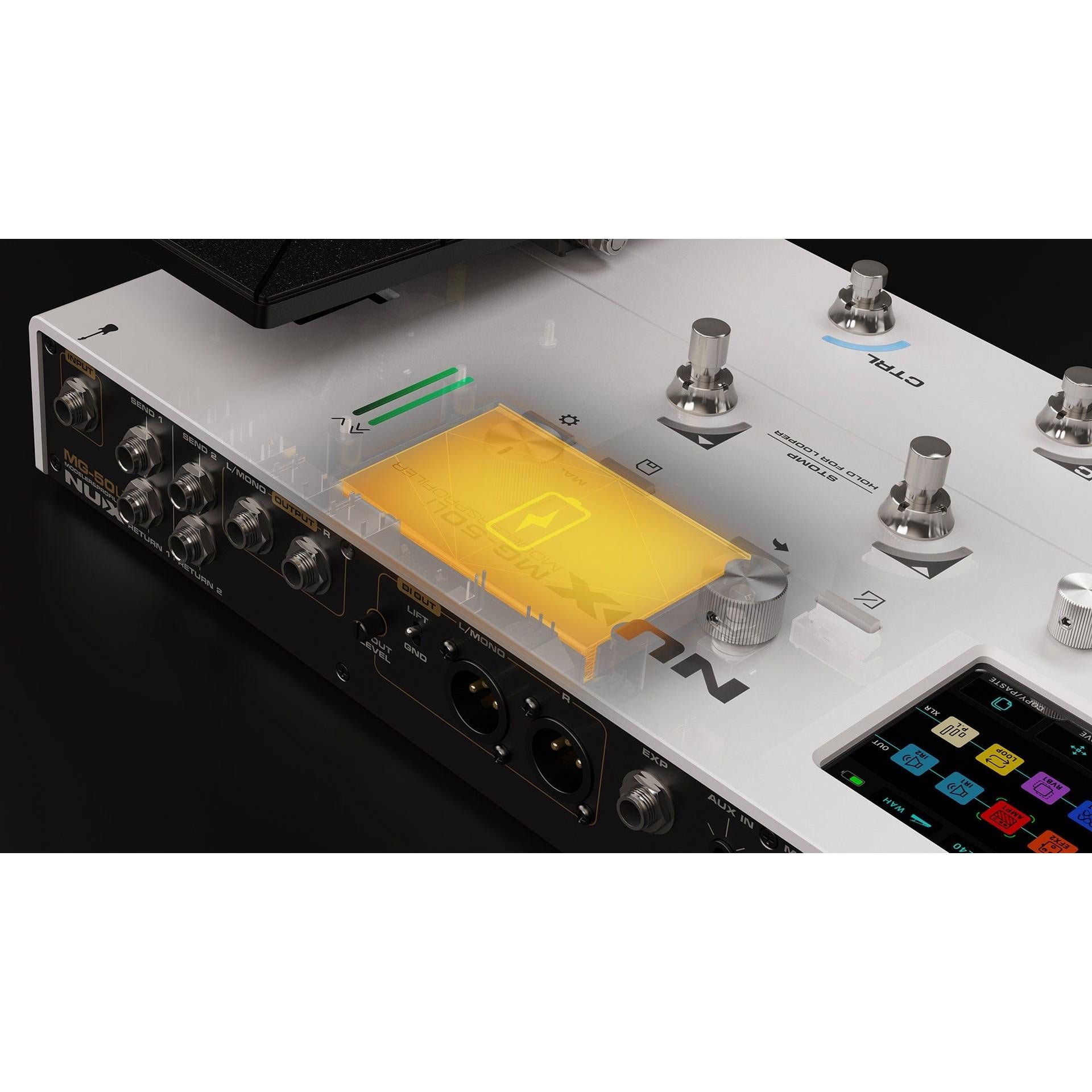 Pedal Guitar Multi Effect NUX MG-50Li-Mai Nguyên Music