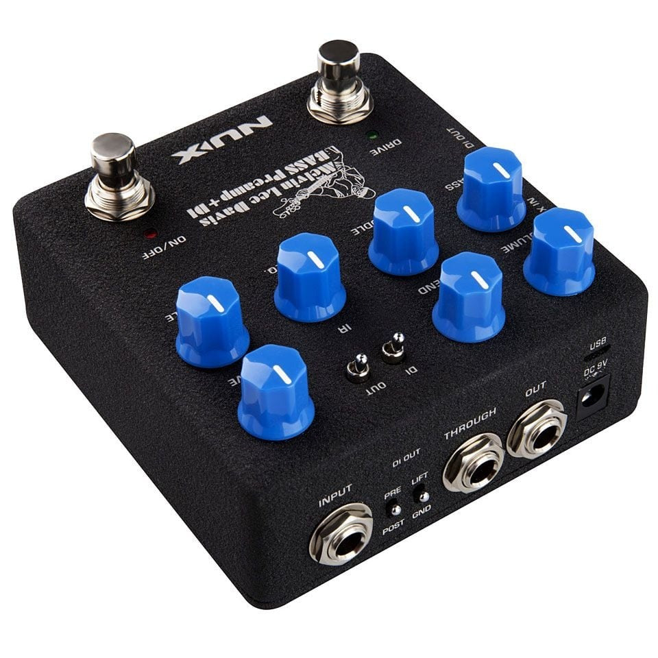 Pedal Guitar Nux MLD Bass Preamp + DI NBP-5-Mai Nguyên Music