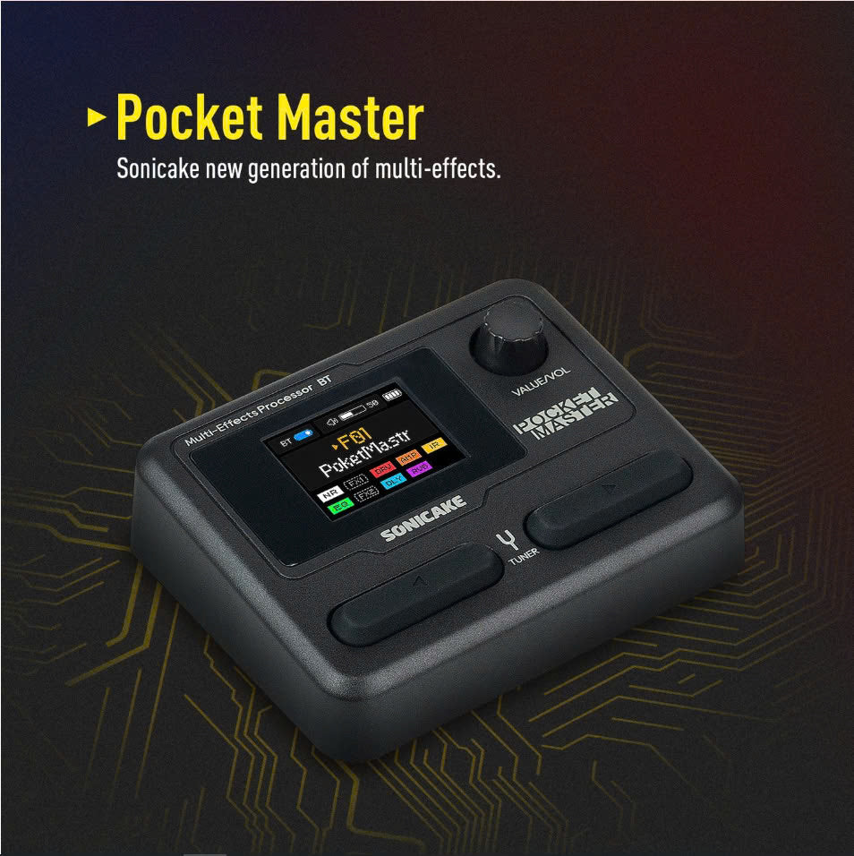 Pedal Guitar Sonicake Pocket Master QME-10-Mai Nguyên Music