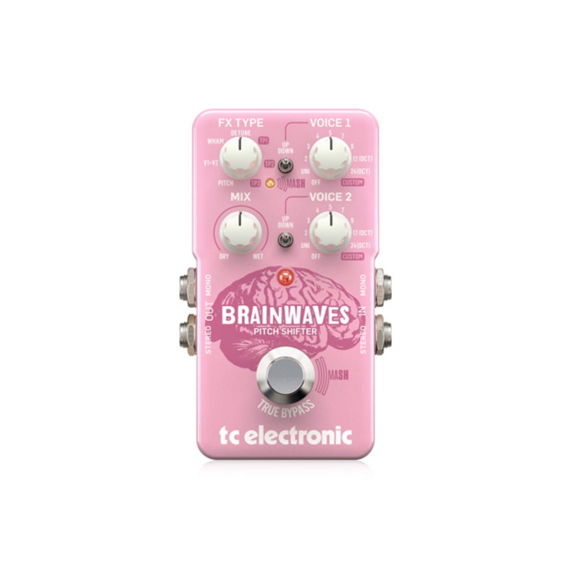 Pedal Guitar TC Electronic Brainwaves Pitch Shifter-Mai Nguyên Music