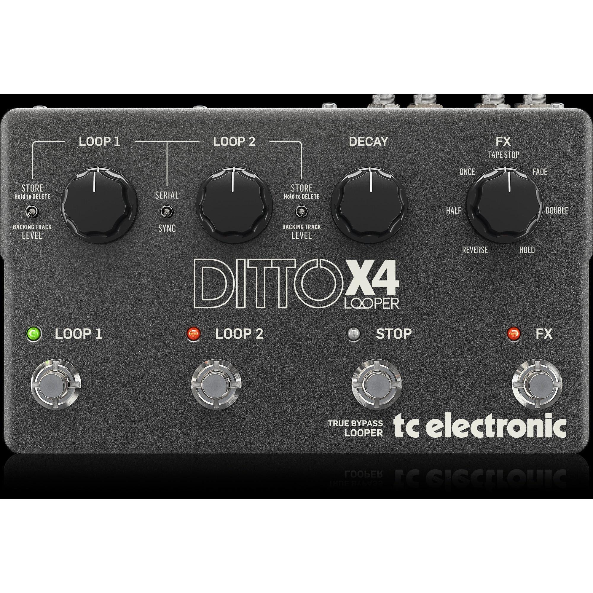 Pedal Guitar TC Electronic Ditto Looper X4-Mai Nguyên Music