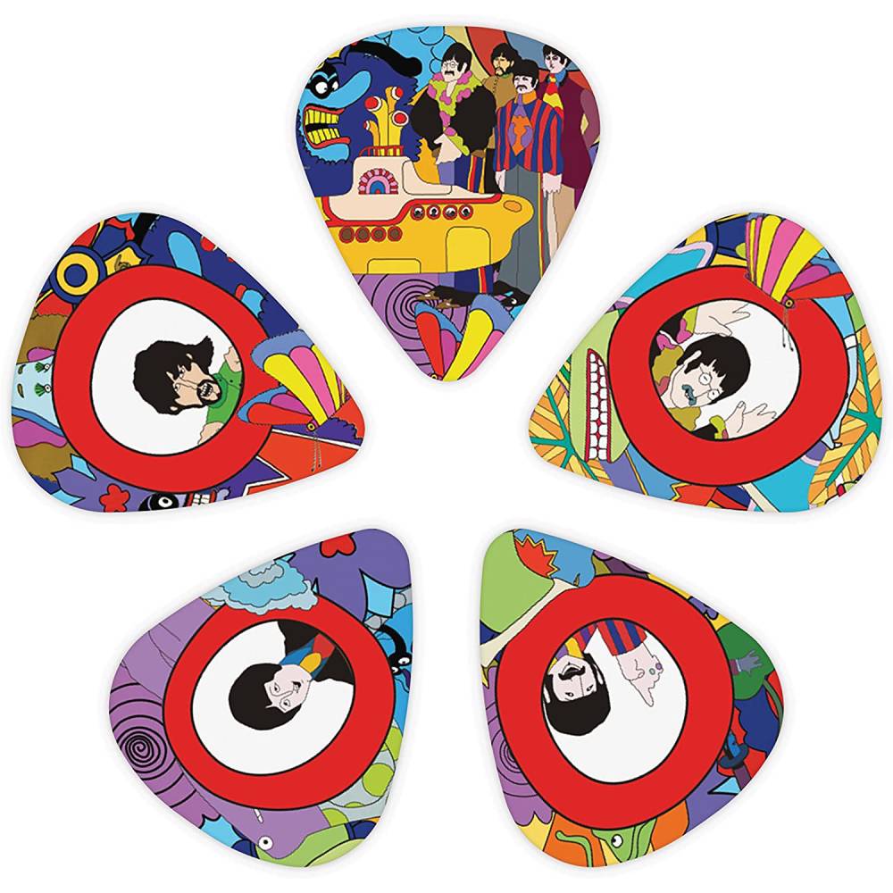 Phím Gảy Đàn Guitar D'Addario Beatles Yellow Submarine, 10-Pack, Medium-Mai Nguyên Music